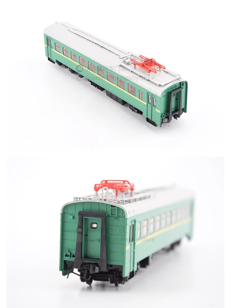 Diecast 1/87 Scale Soviet ER2 Train Transport Carriage Plastic Car Model Collectible Ornament Gift Display