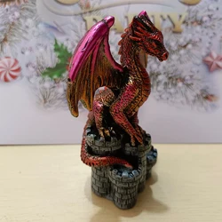 Dragon Ornaments Fighting Dragon Sculpture Table Decoration Home Decorations Gifts Tabletop Decor Collectible Figurine