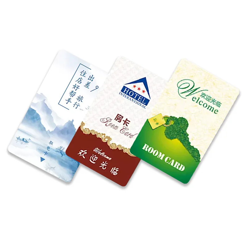 حسب الطلب. بطاقة غرفة الفندق المخصصة العالمية T5577 إدراج بطاقة الطاقة عالية ومنخفضة التردد فتحة باب الشقة بطاقة ملونة Pr #6