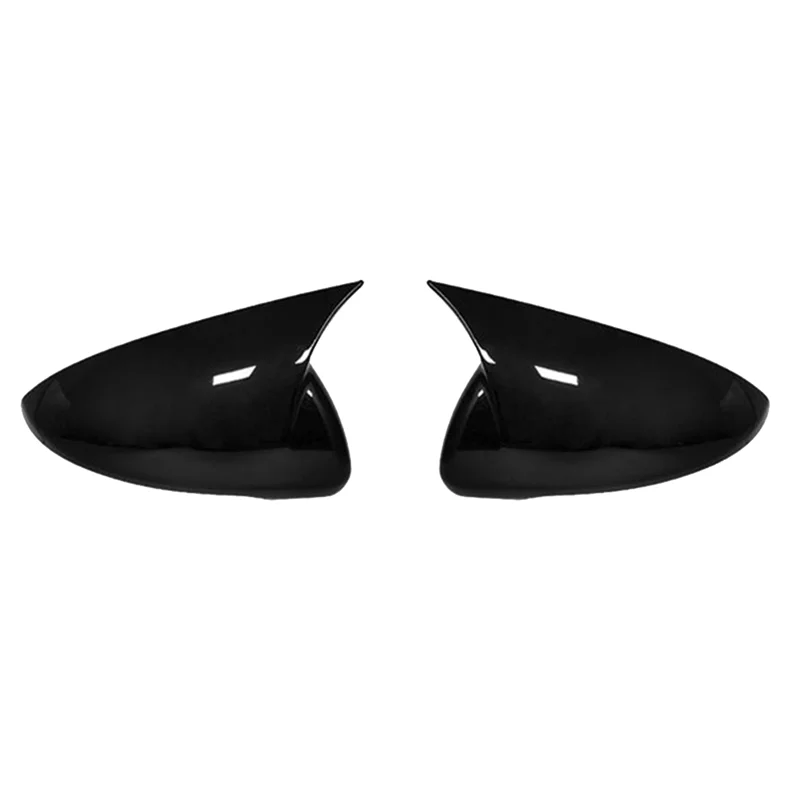 

1Pair Rearview Mirror Cover for Kia Forte K3 Cerato 2019-2023 Mirror Modified Ox Horn Shell Sticker Bright Black