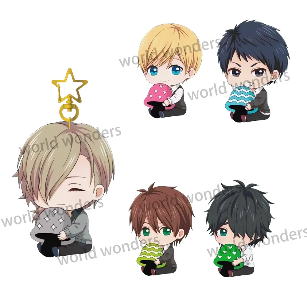 Yarichin Club Anime botón Pin placa de Metal Kawaii Yuri Ayato Yui Tamura broche bolsa abrigo accesorios joyería Fans coleccionar regalos