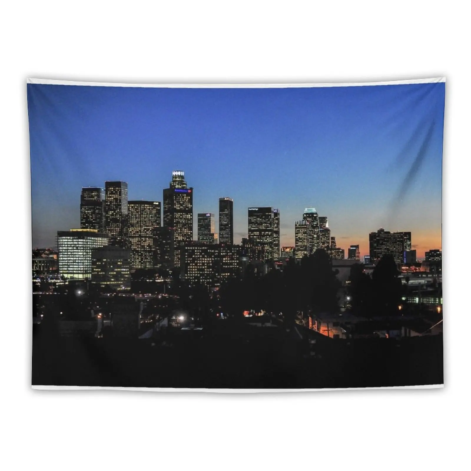 

Los Angeles at Dusk Tapestry Bedroom Decor Aesthetic Mushroom Tapestry Carpet Wall