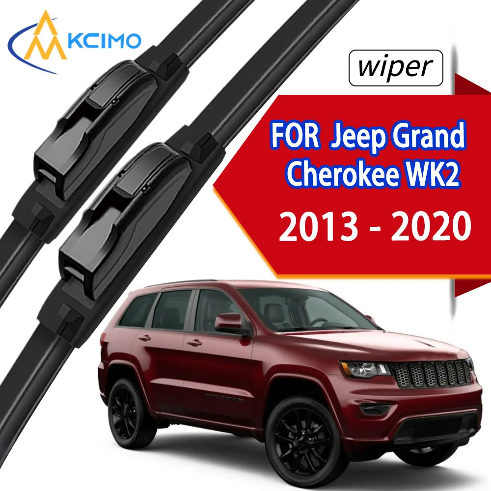 

2pcs For Jeep Grand Cherokee WK2 2013 - 2020 Front Windshield Wiper Blades Windscreen Window Accessories