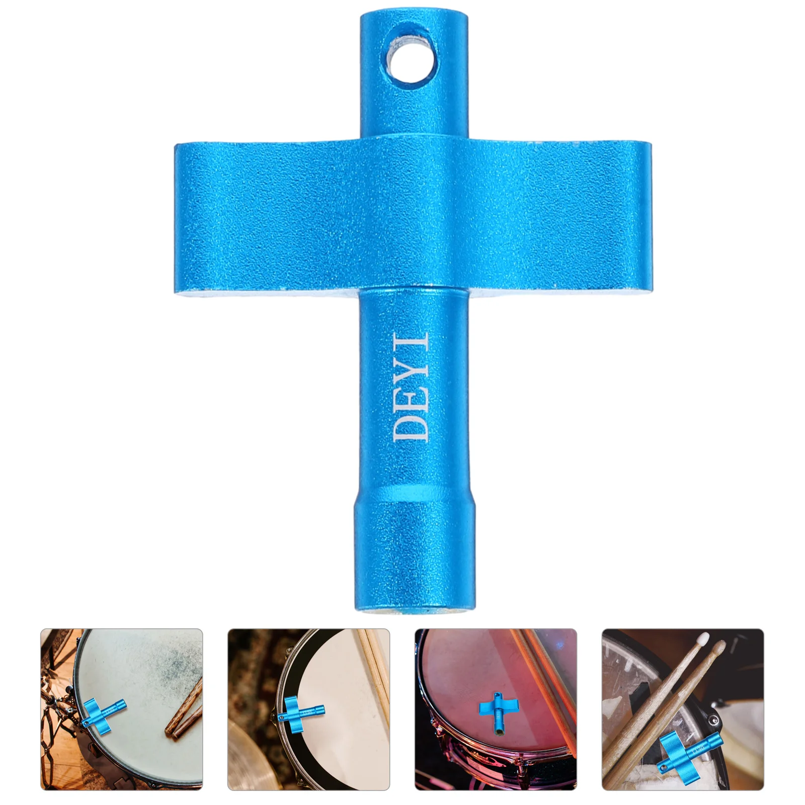 

Universal Drum Key Tuner Blue Square Wrench We17 Tighten Set Accessories Percussion Instrument Part Repair Tool Accessory Metal