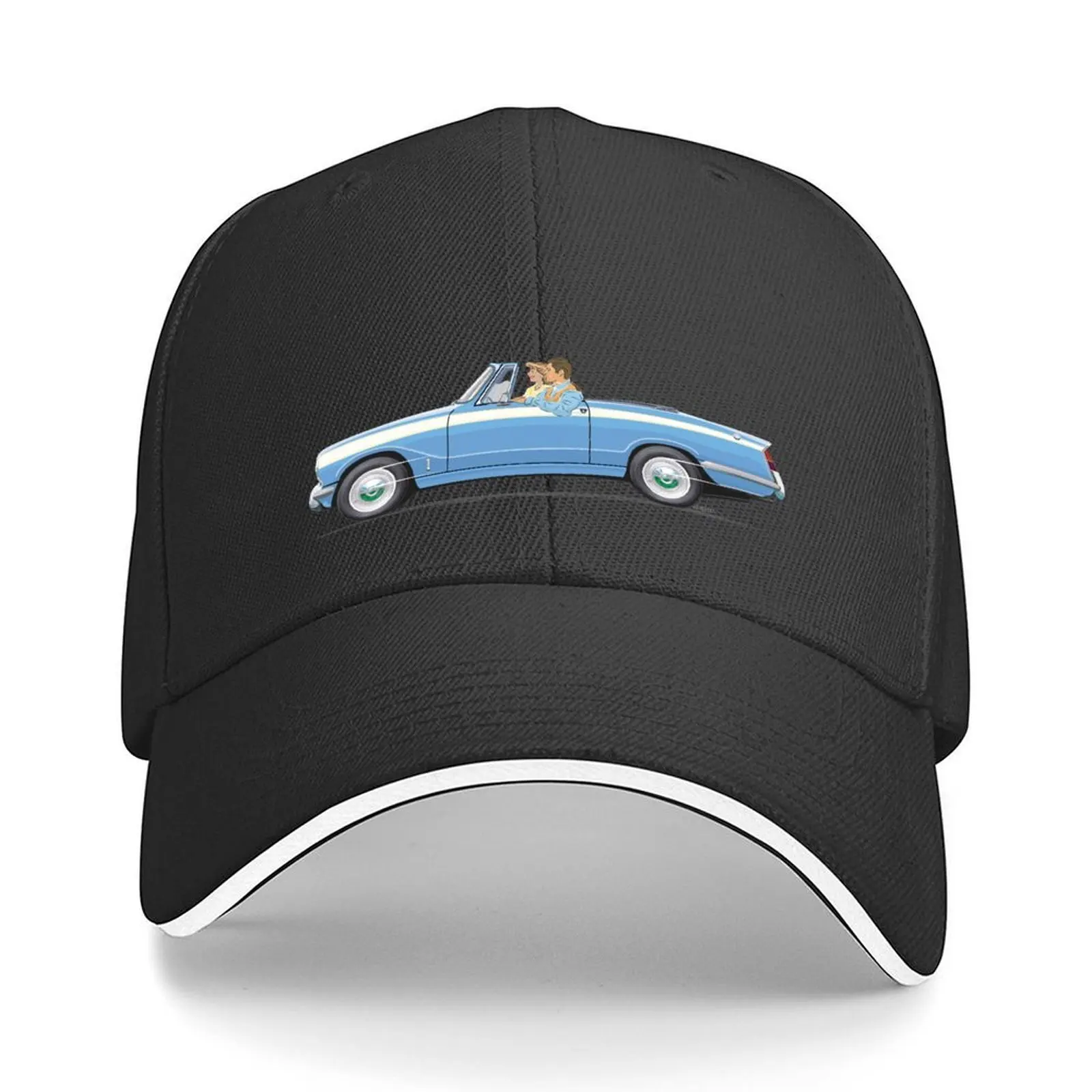 

Herald 13/60 convertible in Wedgwood Blue / cream stripe Baseball Cap Kids Hat fishing caps man Ladies Men's