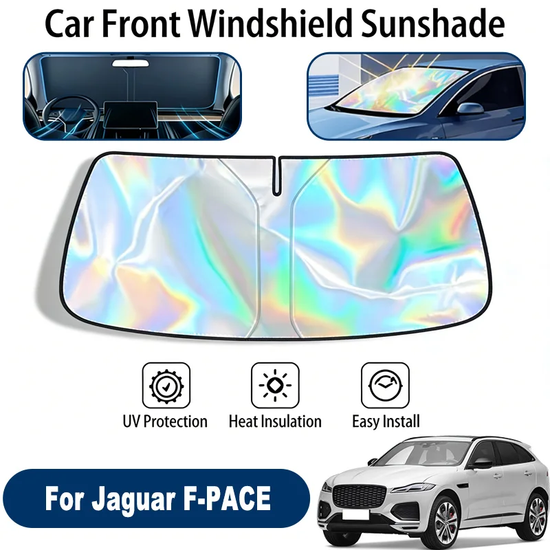 

Windshield Sun Shade For Jaguar F-PACE Foldable UV Reflective Front Window Sun Protection Cover Accessory