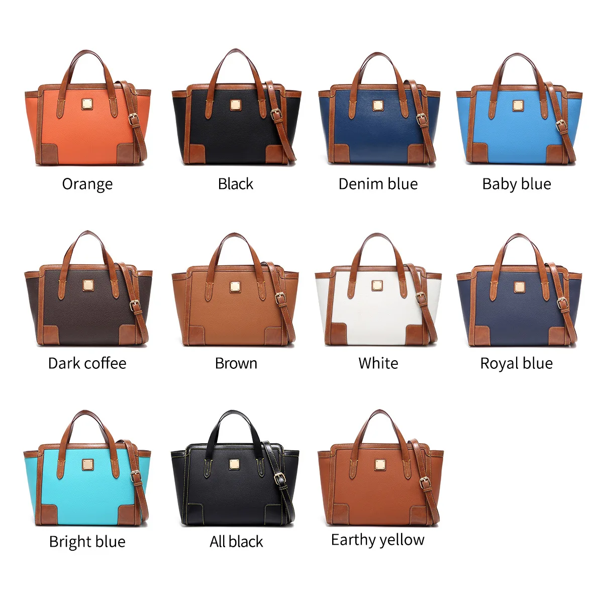 Fashion Handbag Crossbody Bags for Women Faux Leather Bag Adjustable Strap Top Handle Bag Large Capacity Shoulder Bags Totes sac