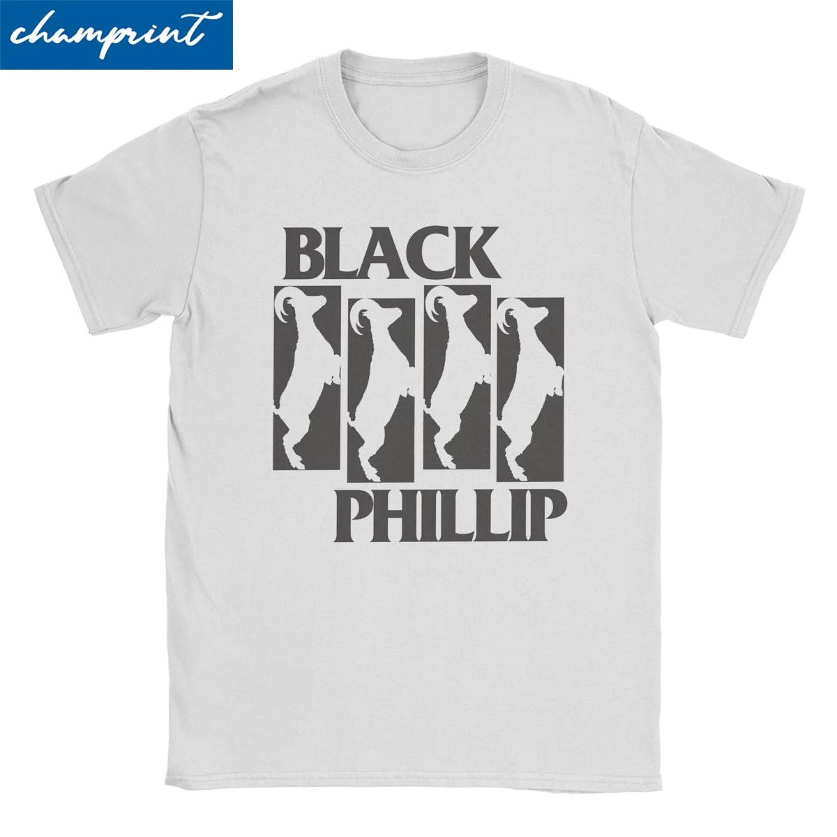 Black Phillip Men Women T Shirt Vintage Tee Shirt Short Sleeve Round Neck T-Shirts 100% Cotton Gift Idea Clothing