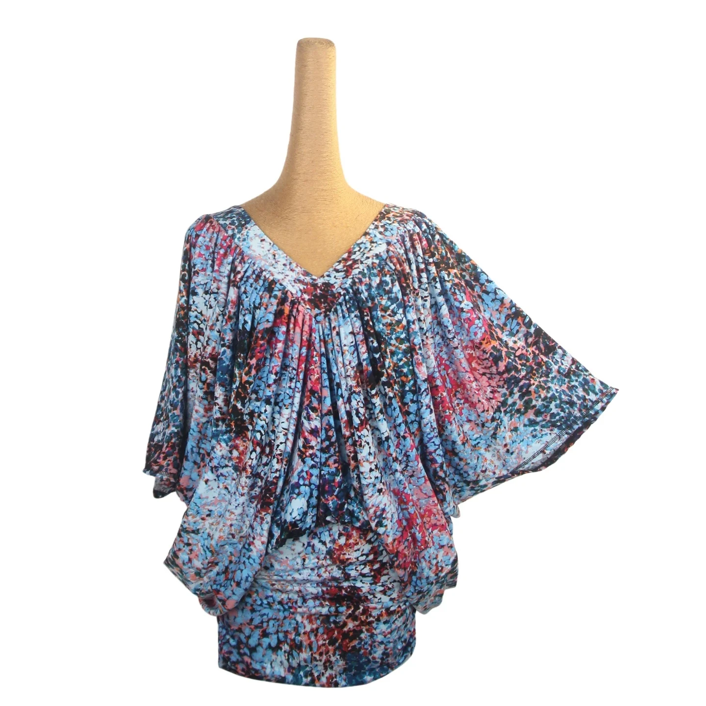 Sexy solto sem costas dolman manga vestido de dança latina feminino roupas prática rumba tango samba chacha dança traje dql11289