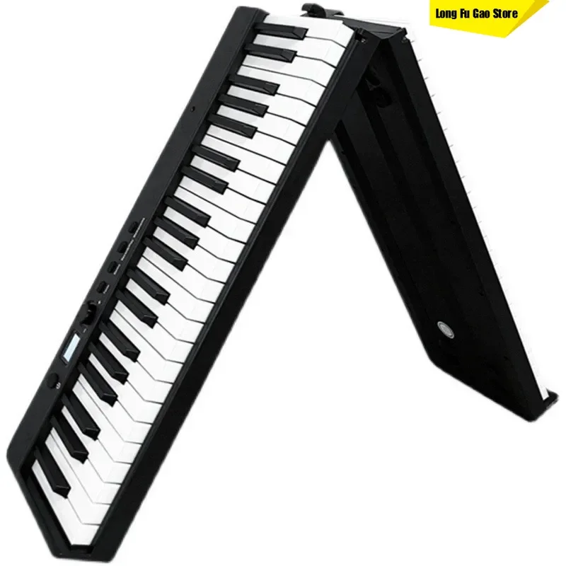 Quente dobrável de 88 teclas, piano digital multifuncional, teclado eletrônico portátil, instrumento musical para estudantes