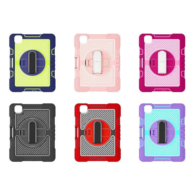 For Ipad Pro11 2018/2020/2021 Protective Cover With Rotating Bracket Anti-Fall Protective Cover