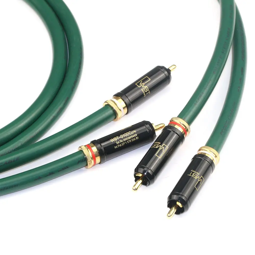 Japanese Furutech FA-220 single crystal copper signal wire, fever audio signal wire, HiFi audio two to two RCA double lotus wire