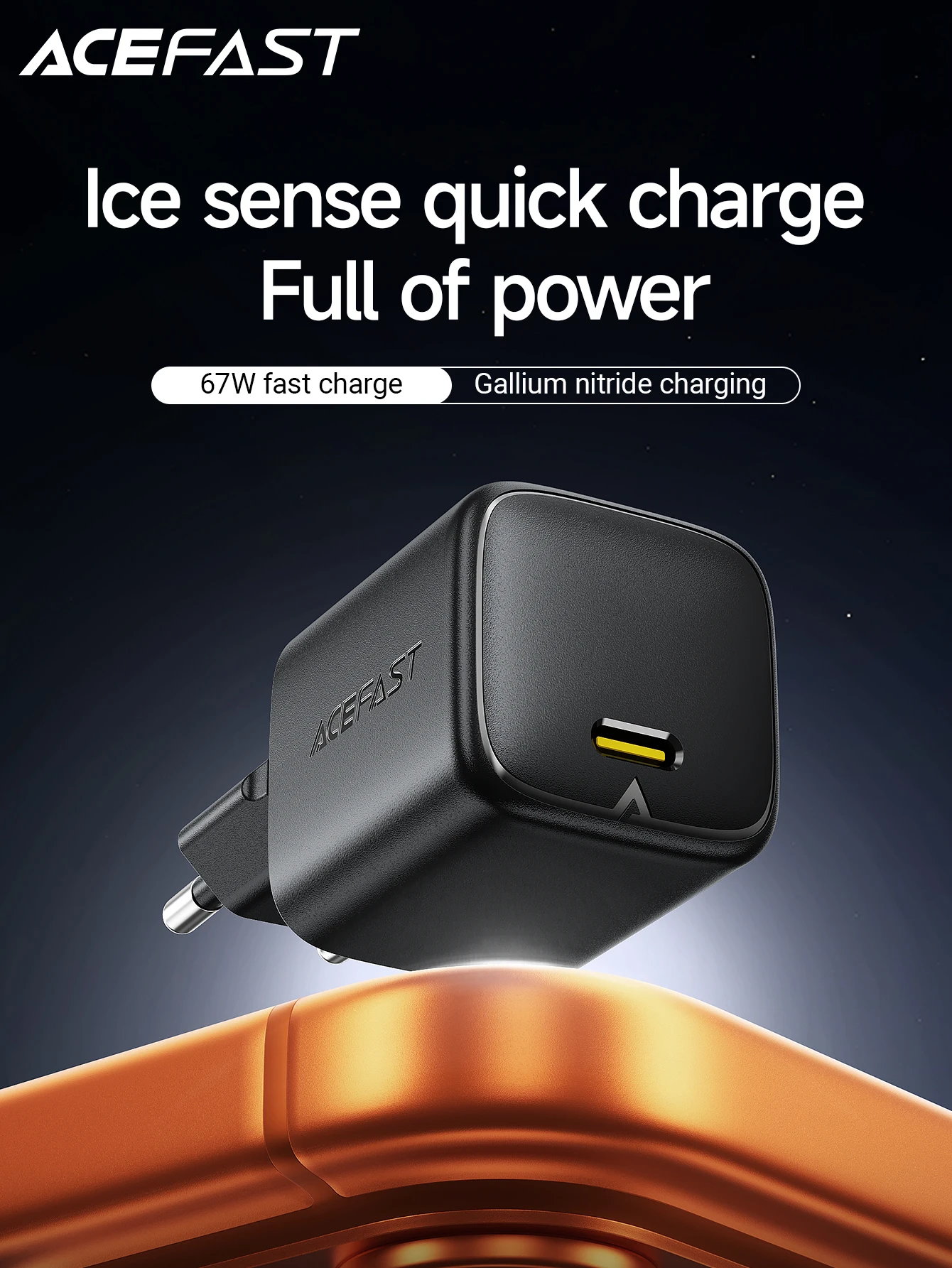 ACEFAST EU GaN PD67W Schnelle Lade USB C Lade Für Xiaomi 15T Pro 17 Pro Max Wand Schnell Lade Adapter für iPhone 17 16 15 – Detail 7