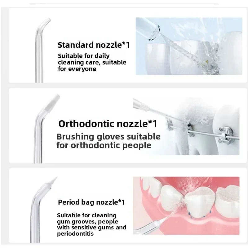 w1/W2/W3pro/W3F مناسبة لفوهة تنظيف الأسنان Soocas