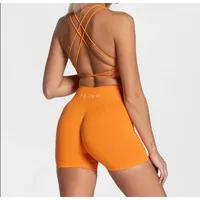 TEVEO Summer Instagram Hot Selling New High Quality Yoga Pilates Shorts Hot Girls Hip Lift New Exercise Fitness Stretch Short