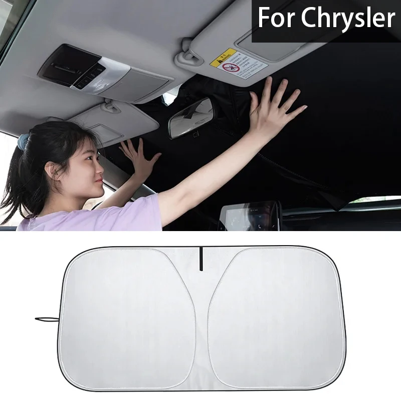 Car Windshield SunShade Cover Tools Auto Accessories For Chrysler 300c Pacifica PT Cruiser Grand Country Voyager Town Crossfire