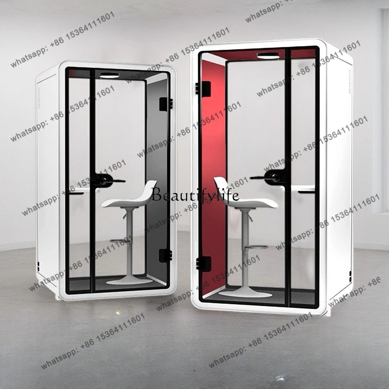 

56Office phone booth silent compartment indoor small soundproof cabin study room movable