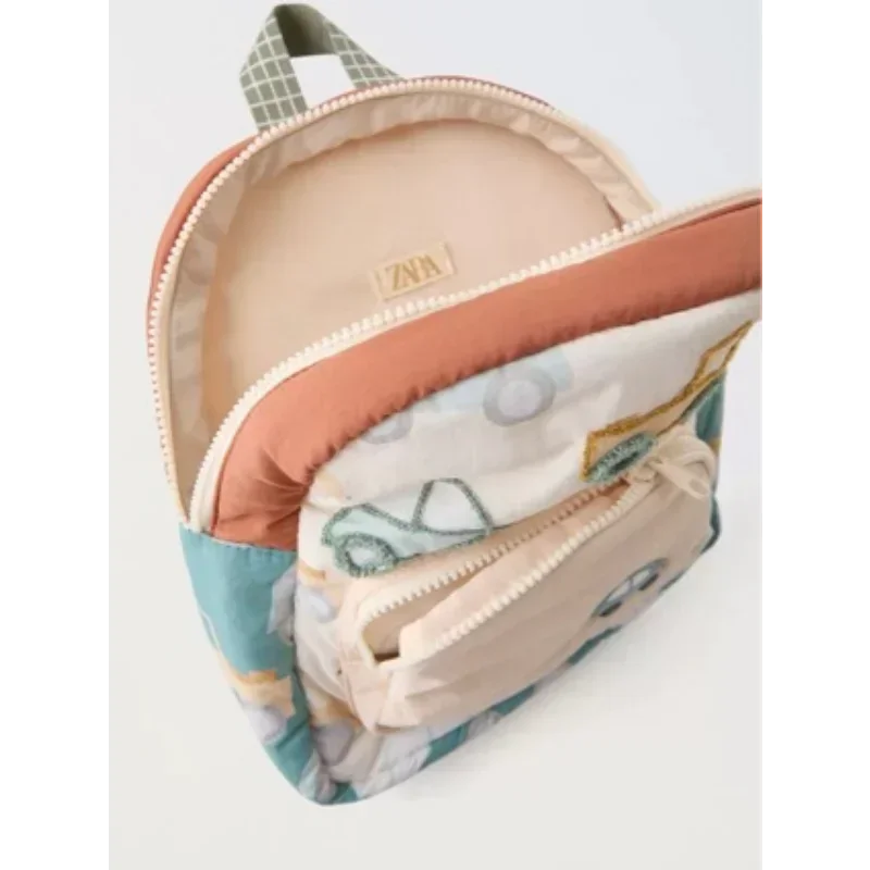 جديد الكرتون سيارة التطريز الأطفال حقيبة المدرسة رياض الأطفال حقائب مدرسية متعددة الوظائف خفيفة الوزن على ظهره #6