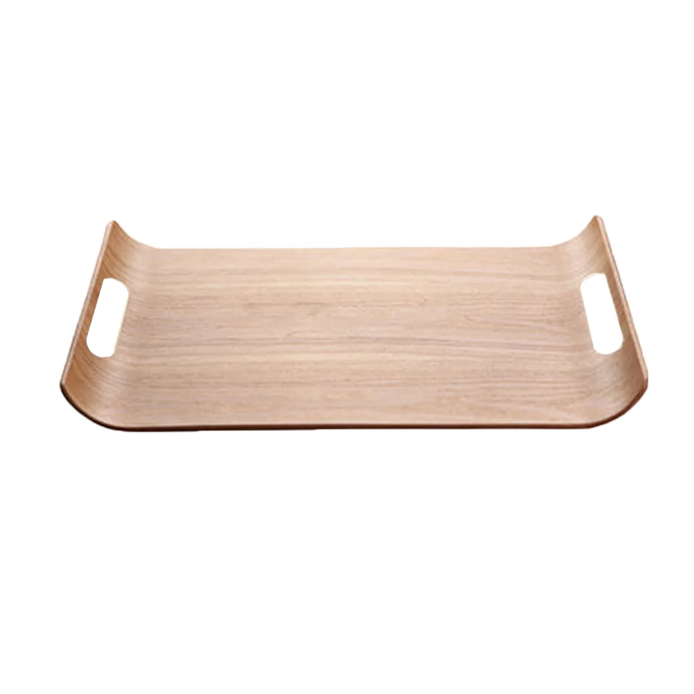 

Ashtree Wooden Tray Square Fruit Cake Platter Easy Clean Maintenance Perfect for Food Serving Decoration