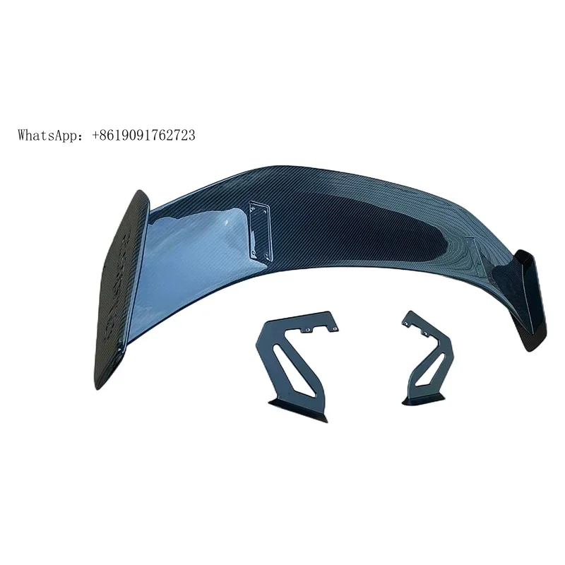 

2016+ New Design RS Style Real Carbon Fiber Car Rear Tail Spoiler for Boxster 718 Universal Rear Trunk Spoiler Wingcusto