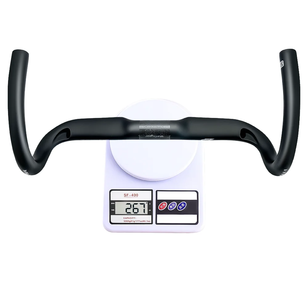 Balugoe-カーボンファイバーロードバイクハンドル,内部ケーブル,すべて