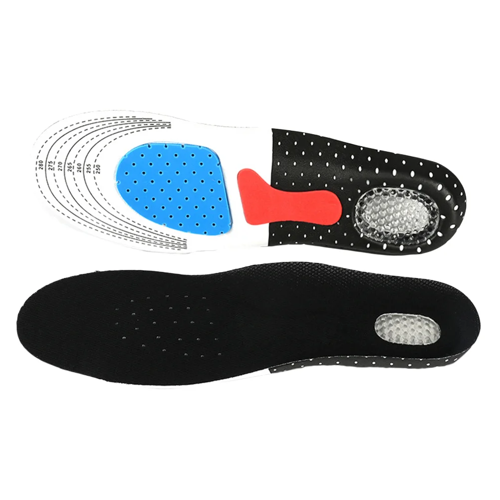 

Insole Arch Support Heel Cushion Black Basketball Cellular Men and Women Shoe Insoles