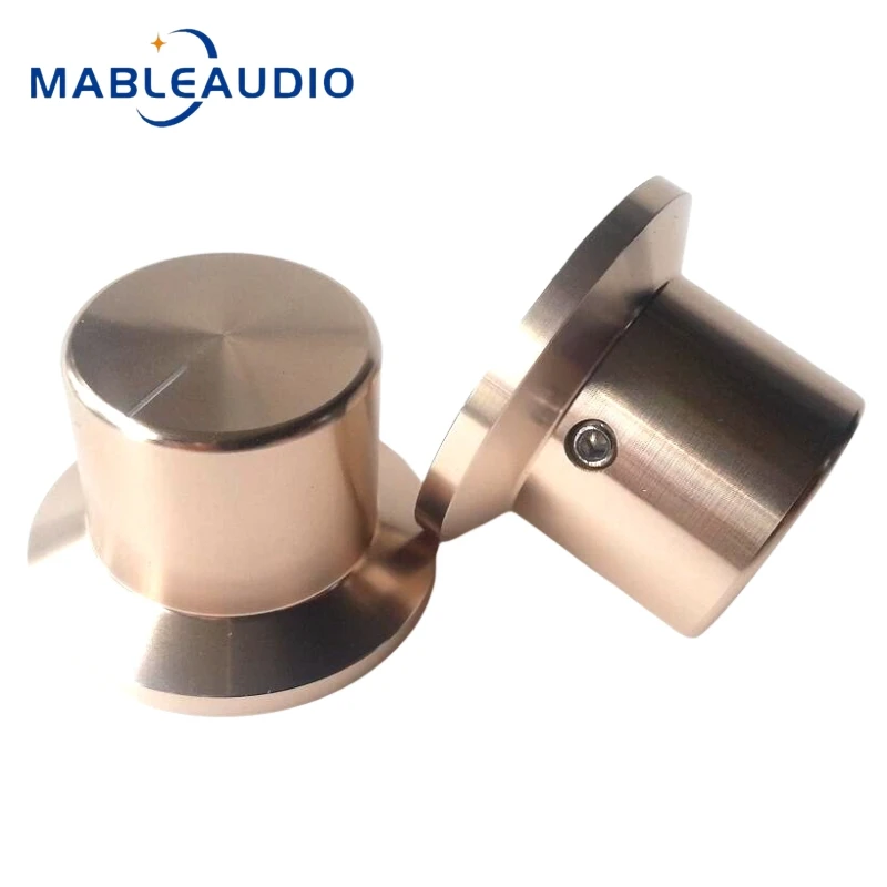 1 Stück 38x26x25mm Aluminium legierung massiver Kugel knopf Gitarren effektor Volumen potentiometer Hifi Sound verstärker Ton knopf – Detail 4