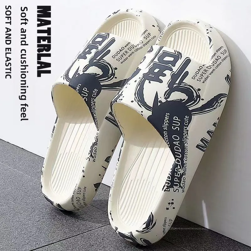 Pantuflas de Verano para Niños, Modernas, para Interiores y Exteriores, con Suela Gruesa, de Una Sola Tira, Antideslizantes, para Baño, Juveniles