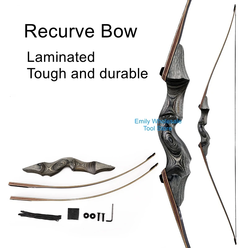 

Archery Equipment Multi-Pound Lightweight Tech Wood Bow Grip Recurve Bow