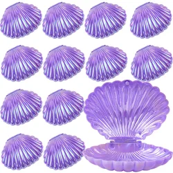 5/10pcs Colorful Shell Candy Boxes Mermaid Birthday Party Biscuit Gift Packaging Jewelry Storage Box Baby Shower Wedding Decor