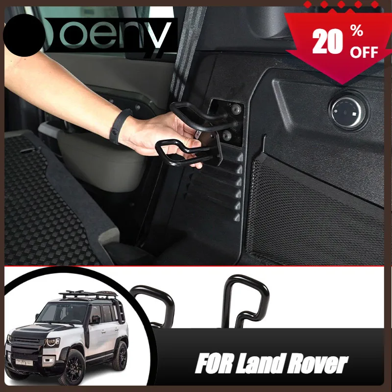 Ajuste para Land Rover Defender 110 2020-2024, aleación de aluminio, respaldo del asiento trasero del coche, soporte de ajuste, accesorios, modificación del coche