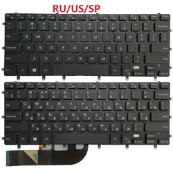 Новинка подсветка клавиатуры ноутбука DELL XPS 15 9550 9560 9570 P56F Precision 5510 m5510 m5520 m5530 русская/английская/испанская/английская раскладка клавиатуры