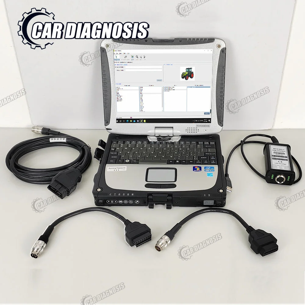 for CLASS agriculture construction truck FOR CLAAS DIAGNOSTIC KIT (CANUSB) MetaDiag excavator diagnostic scanner tool with CF19