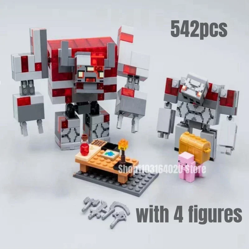 542pcs The Redstone Battle Building Blocks Model Fit21163 Toys for Children Christmas Gift