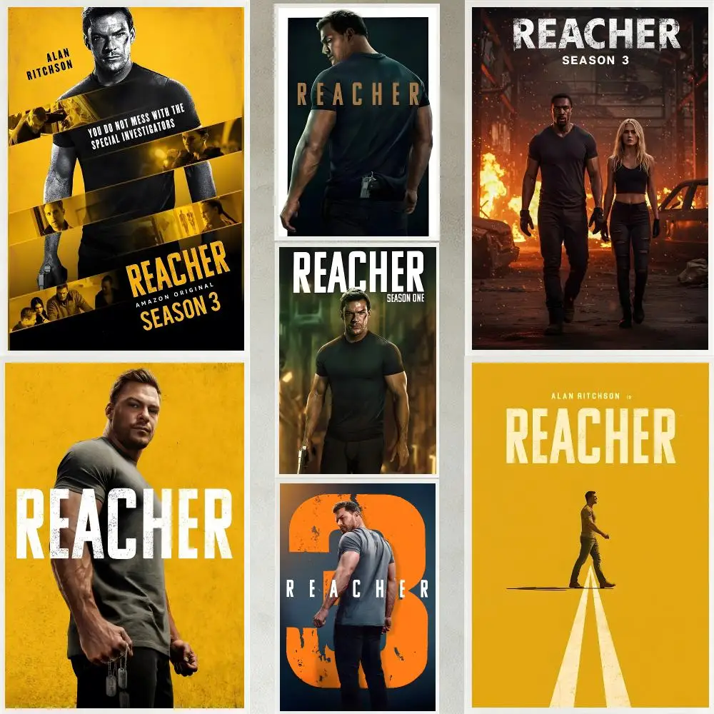 series Reacher Poster Poster HD Waterproof Self-adhesive Art Print Wall Decor for Bedroom Living Room Gift