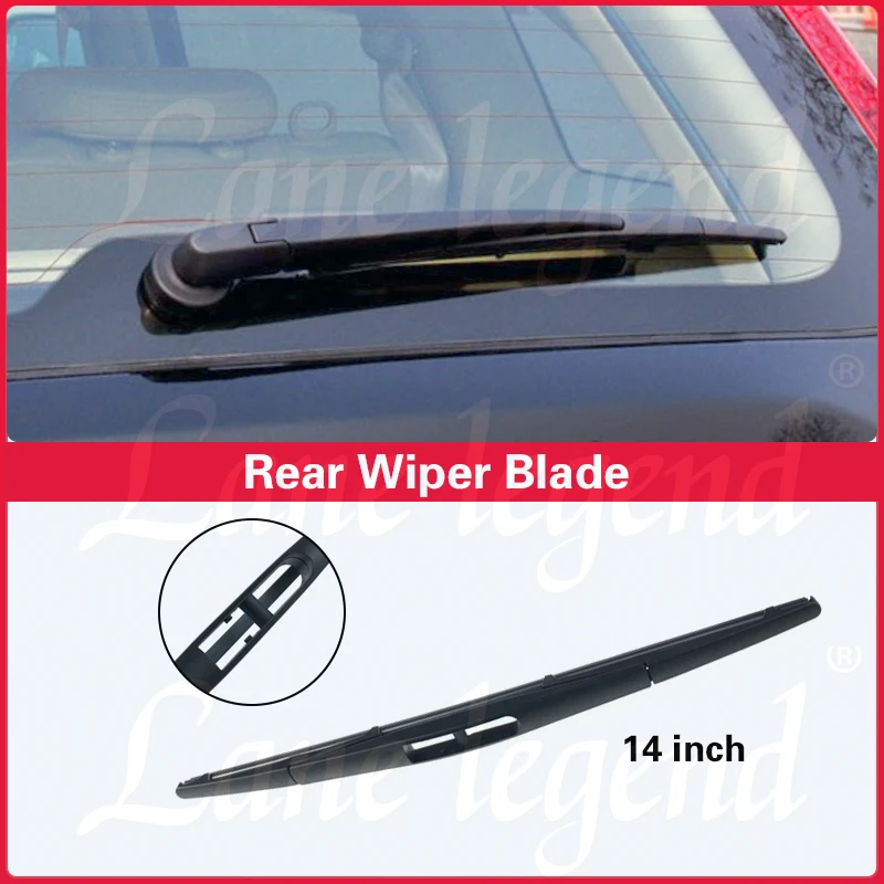 Car Wiper 14" Rear Wiper Blade For Honda CR-V CRV MK3 2007 2008 2009 2010 2011 Windshield Windscreen Tailgate Window Brush