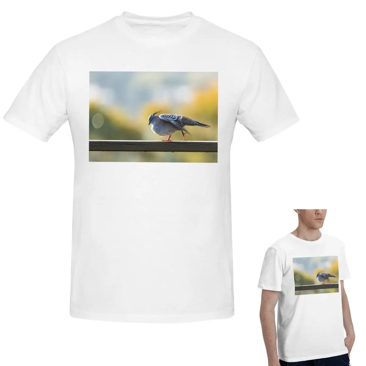 

Футболка из 100% хлопка с черепом и голубем, мужская классическая футболка большого размера, мужские летние рубашки с круглым вырезом, топы, S-6XL