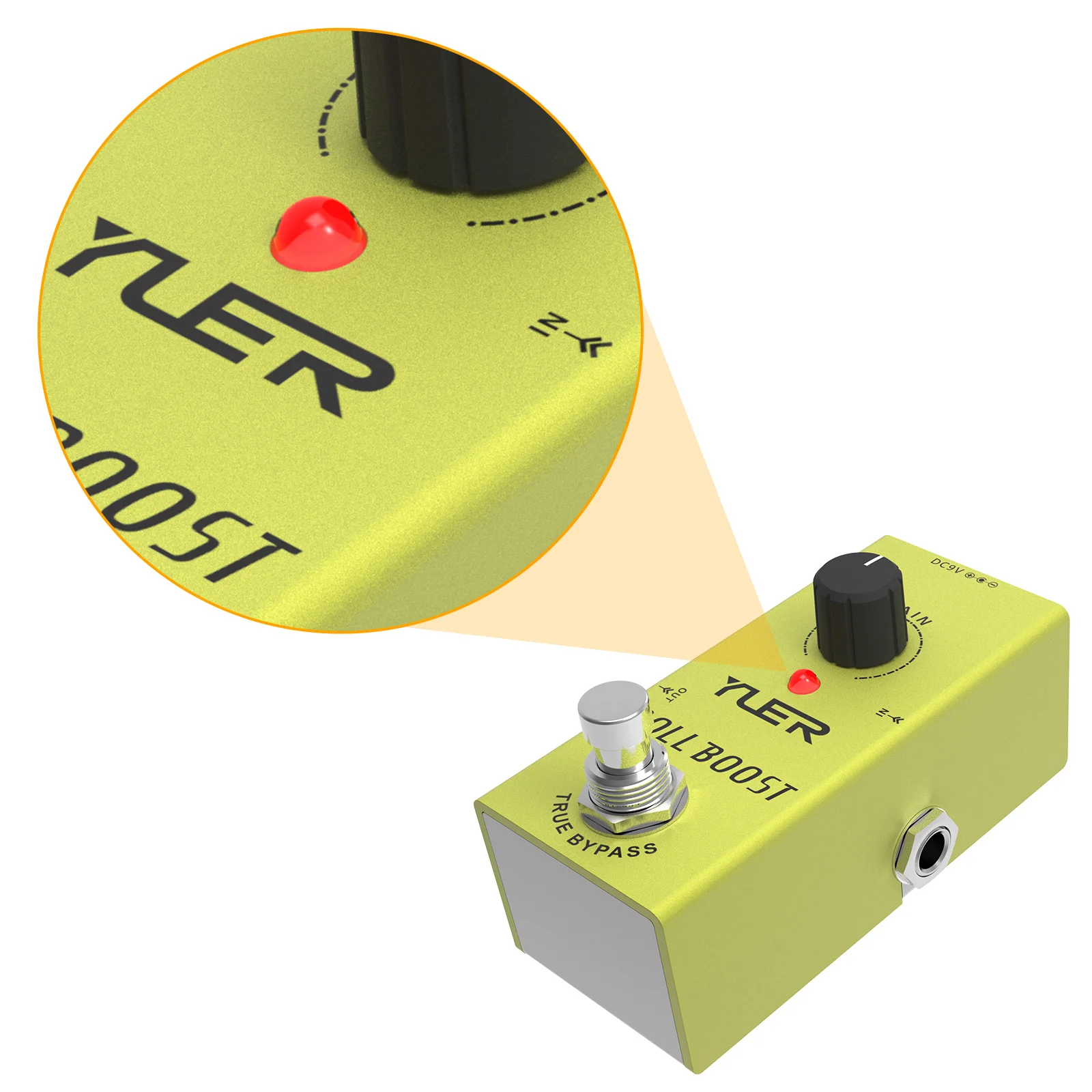 

Педаль для гитары с переключением каналов, малошумная педаль, блок питания, буферный эффектор, сверхмощный корпус из алюминиевого сплава для целостности