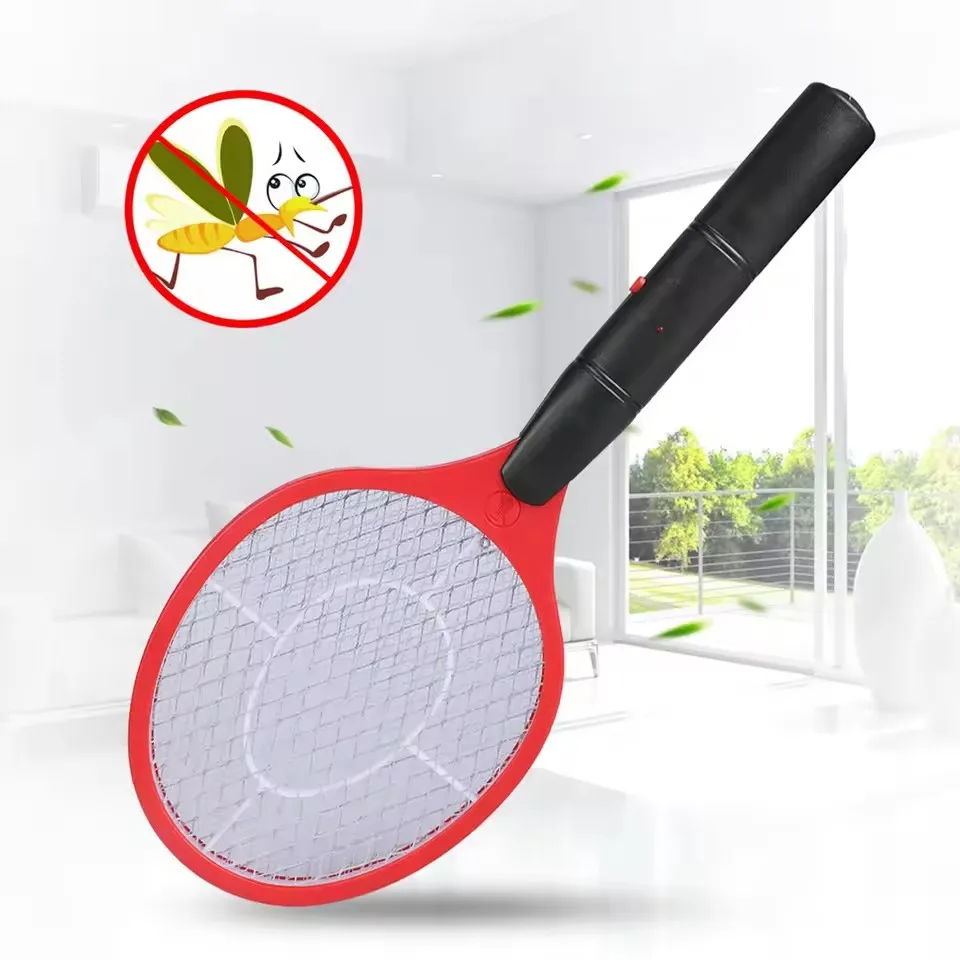 Electric Mosquito Swatter Portable Cordless Battery Electric Fly Mosquito Swatter Bug Racket Indoor Insects Killer 2025 New