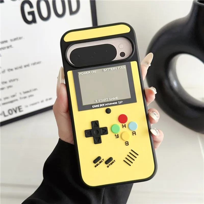 Handheld game console Phone Case For Google Pixel 9 Pro XL 9A 8 8A 7 7A Pro Pixel-Fold 9Pro Fold 8Pro model back Leather Cover