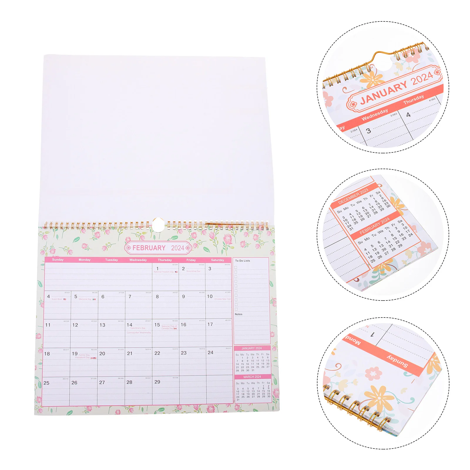 

Monthly Calendar Holiday Wall Calendar Appointment Hanging Calendar for Home advent calendar advent calendar for women