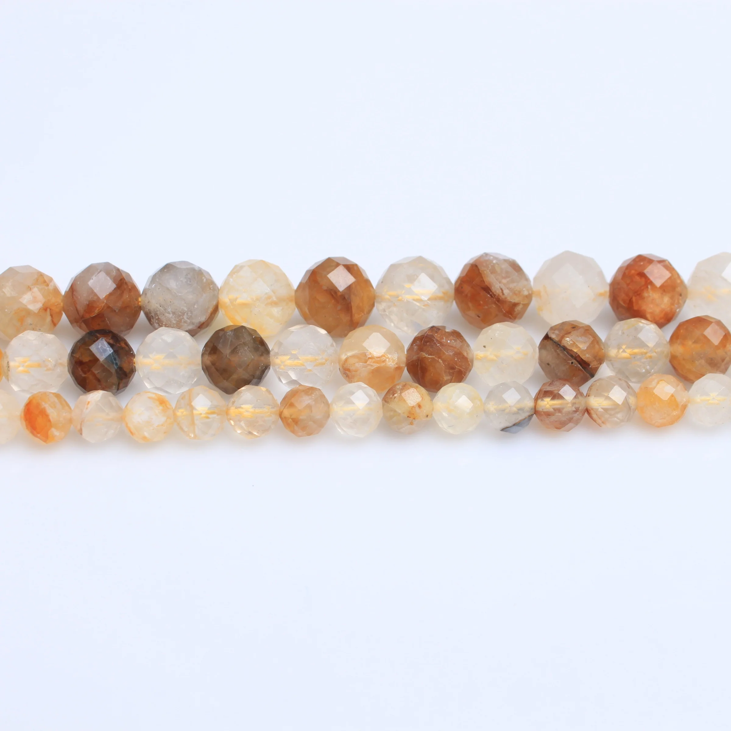 

Natural stone beads yellow glue flower jewellery making materials diy accessories for bracelets abalorios bead string charms