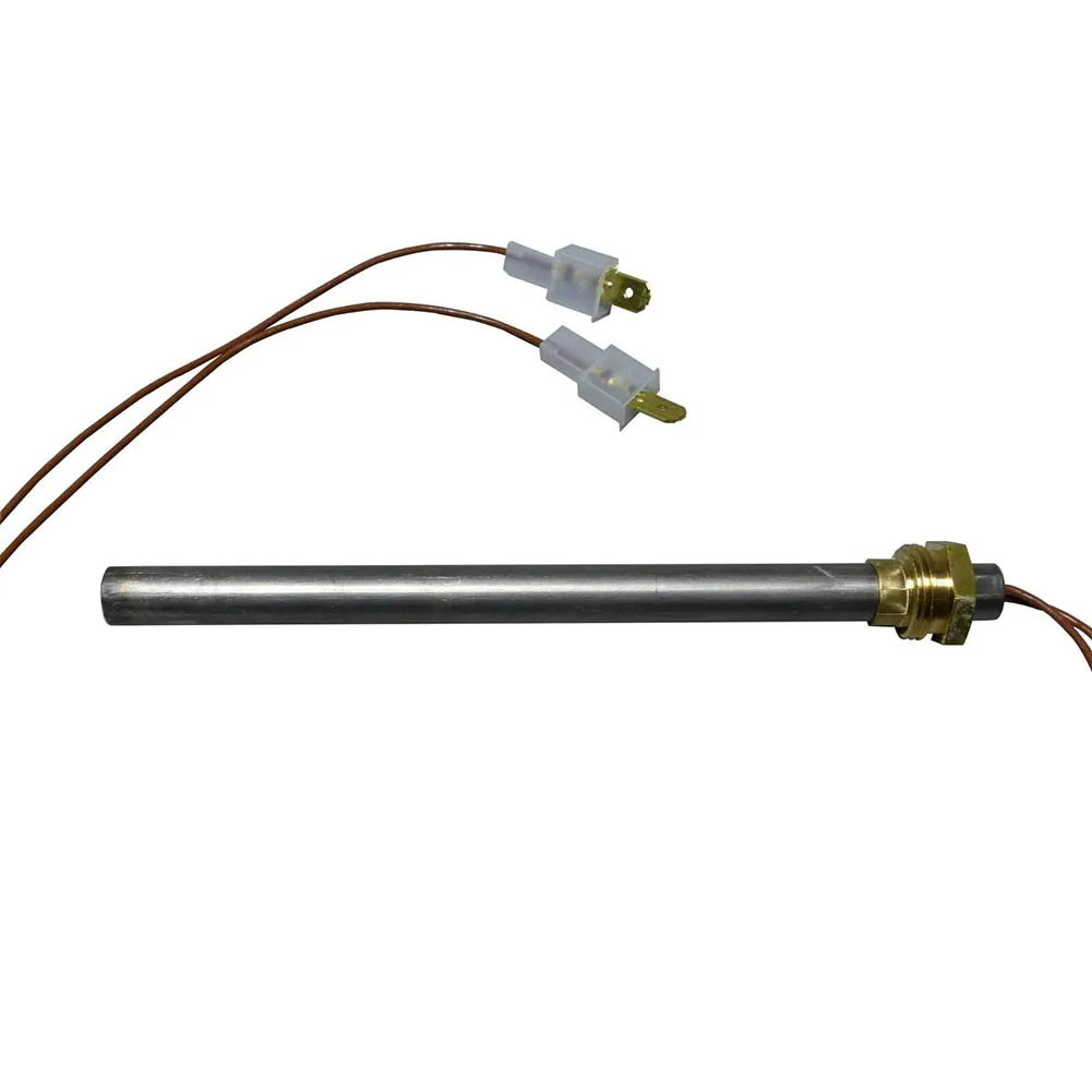 Stainless Steel 250W 230V Ignition Rod for Pellet Furnace 10mm Diameter 150mm Length 3/8 inch Thread 500mm Cable for Rika Memo