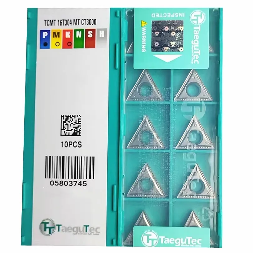 เครื่องกลึงโลหะ CNC แบบแทรก CT3000คาร์ไบด์ TCMT090204 TCMT110204