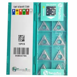 TCMT090204 TCMT110204 TCMT16T304 TCMT16T308 MT/FG CT3000 Carbide Inserts Internal Turning Tools CNC Turning Lathe Cutting Insert