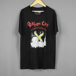 Gotham City T-Shirt Swedish Heavy Metal 80S Band Heavy Load Torch 220 Volt Men Summer Cotton Tee Shirt