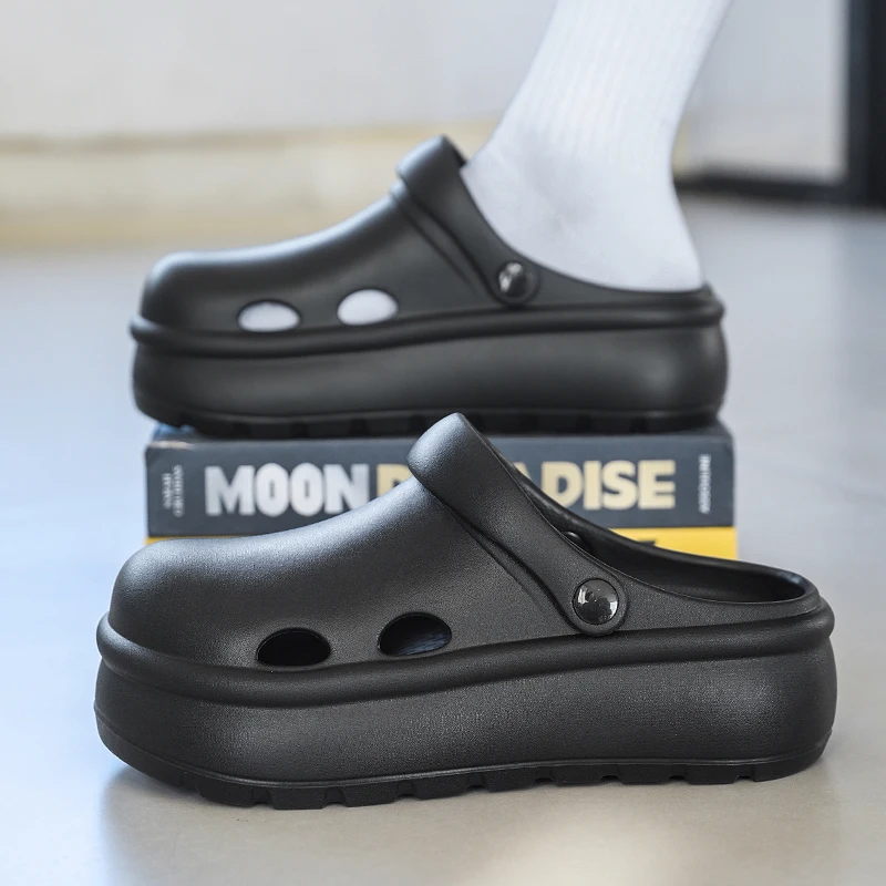 

Summer Couple EVA Hole Shoes Lightweight Non-slip Casual Outdoor Walking Clogs