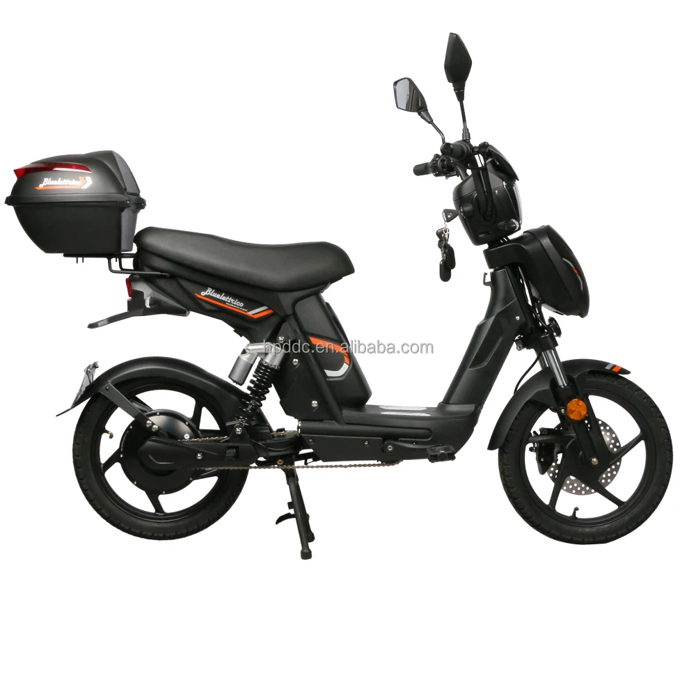 China Factory Cheapest New Design Powerful Motor 48v 350w Electric Mini Bike 2 Seats Electric Scooter Adult