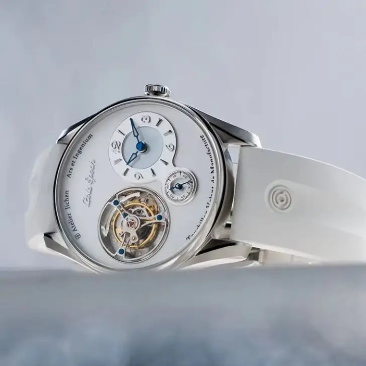 The Great Qin Empire Jichen 008Cal 8325x Tourbillon Mechanical Idle Watch Customized Flying Suspension