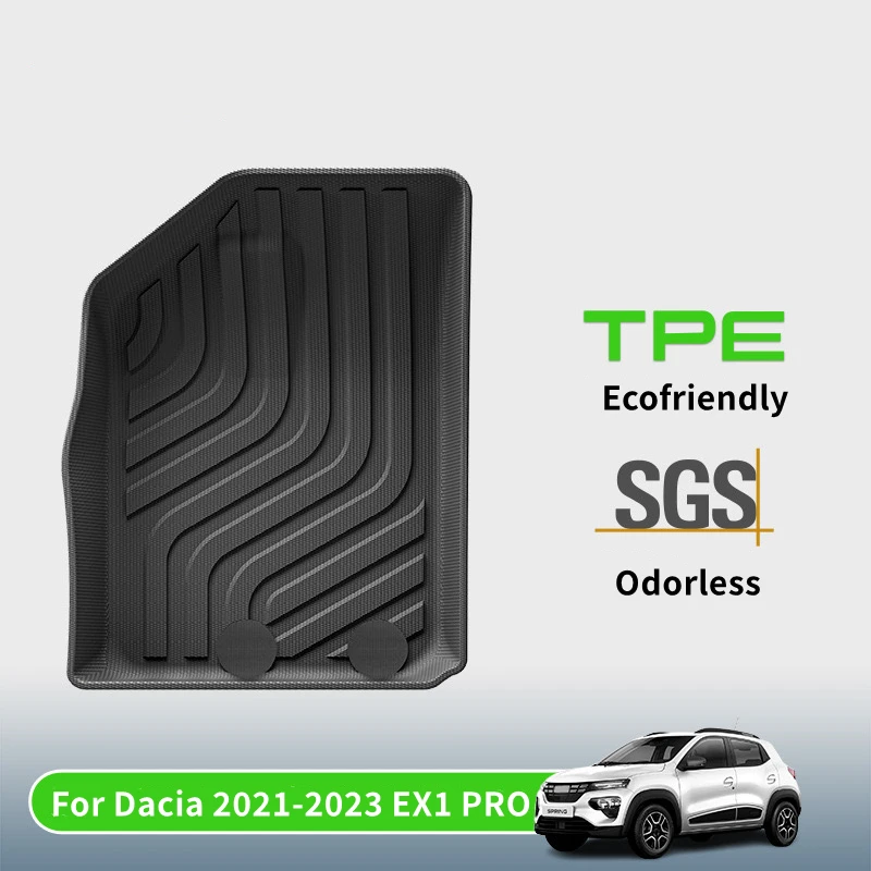 

Car Trunk Mat TPE Car Floor Mats for Dacia EX1 PRO 2021-2024 All Weather Anti-Slip Rear Trunk Pad Cargo Liner Anti Dirty Pad